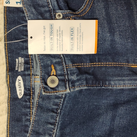 Old Navy Boys Blue Denim Jeans Straight Size 18 - Picture 5 of 7